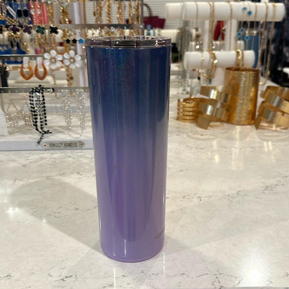 Ice Shakers purple iridescent ombré 20 oz tumbler